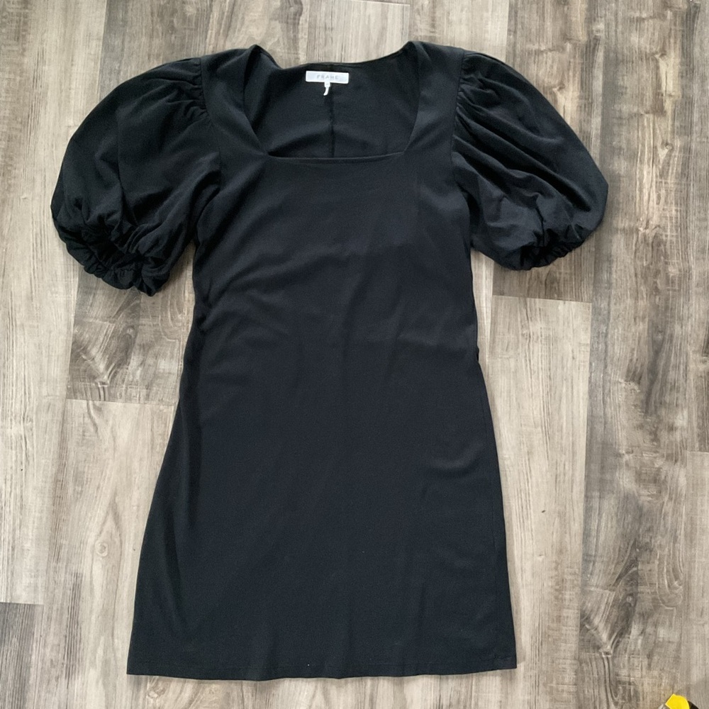 FRAME Nina Knit Black Dress Size Small - Picture 3 of 8